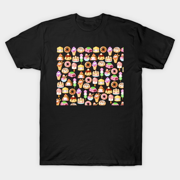 Kawaii Desserts T-Shirt by magsterarts